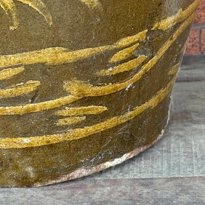 LOT 42L:Vintage Chinese Egg Pot Dragon Motif Jardiniere Planter ( 17 Inch Large)