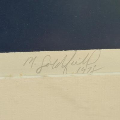 LOT 44L: "Nights Return" Penciled Signed Artwork by Melvin Goldfield (1939-2000 Philadelphia, PA).
