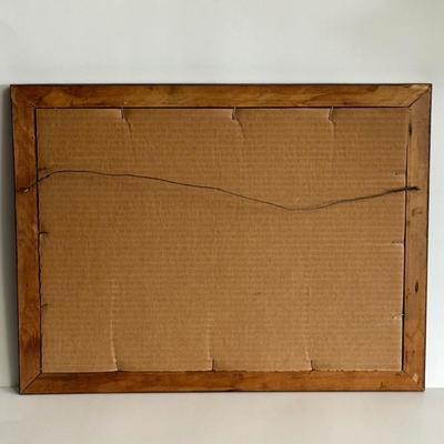 LOT 46X: Framed Abstract Artwork