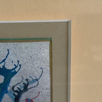 LOT 46X: Framed Abstract Artwork