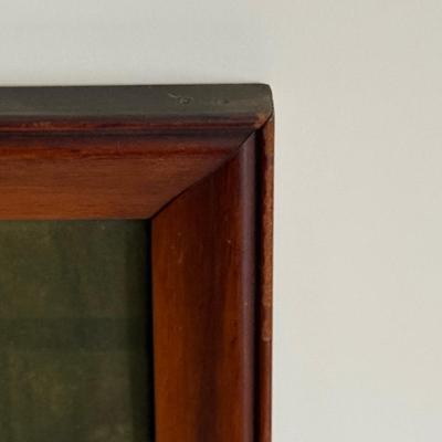 LOT 47X: Antique Wood Framed Beethoven Sonata Framed Print