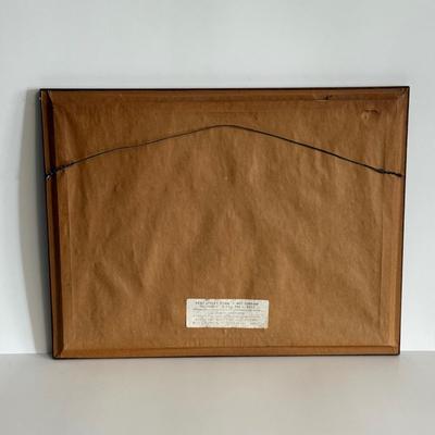 LOT 48X: "Lake Lucerne, Switzerland" by George Baxter Framed Color Print