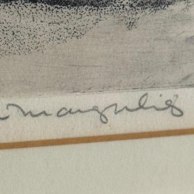 LOT 49X: Pencil Signed, Joseph Margulies "Old Philosopher"