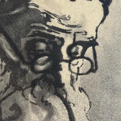 LOT 49X: Pencil Signed, Joseph Margulies "Old Philosopher"