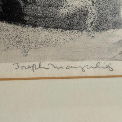 LOT 49X: Pencil Signed, Joseph Margulies "Old Philosopher"