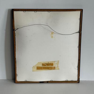 LOT 50X: Framed National Gallery Of Art Prints: "Girl With the Red Hat"