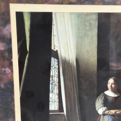 LOT 50X: Framed National Gallery Of Art Prints: "Girl With the Red Hat"