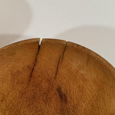 LOT 52L: Nissen Denmark Cheese Board and Assortment of Wooden Bowls, Plates