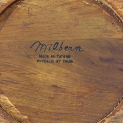 LOT 52L: Nissen Denmark Cheese Board and Assortment of Wooden Bowls, Plates