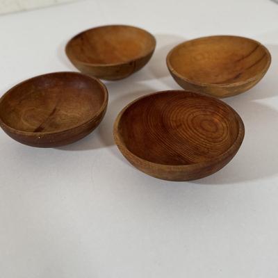 LOT 52L: Nissen Denmark Cheese Board and Assortment of Wooden Bowls, Plates