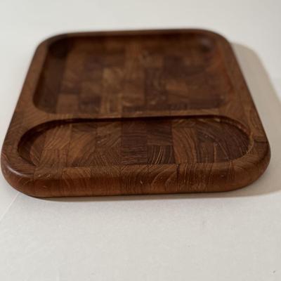 LOT 52L: Nissen Denmark Cheese Board and Assortment of Wooden Bowls, Plates