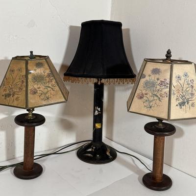 LOT 58L: Vintage Antique Lamps