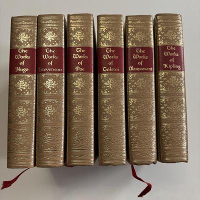 LOT 59X: Set of Black’s Readers Service Works of Tolstoi, Kipling, Poe, and others!