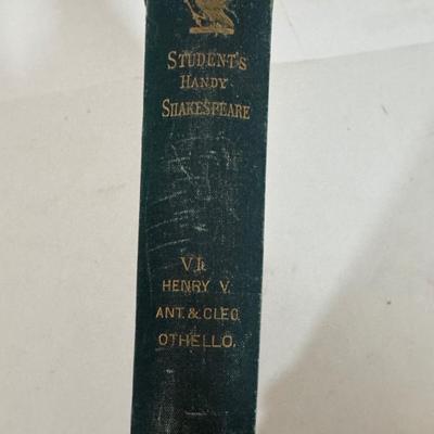 LOT 60X: Volumed Set of Student’s Handy Shakespeare, from 1881!