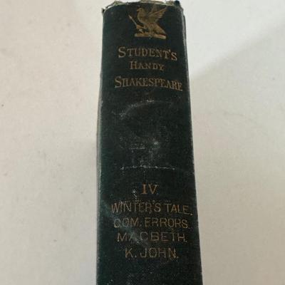 LOT 60X: Volumed Set of Student’s Handy Shakespeare, from 1881!