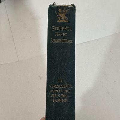 LOT 60X: Volumed Set of Student’s Handy Shakespeare, from 1881!