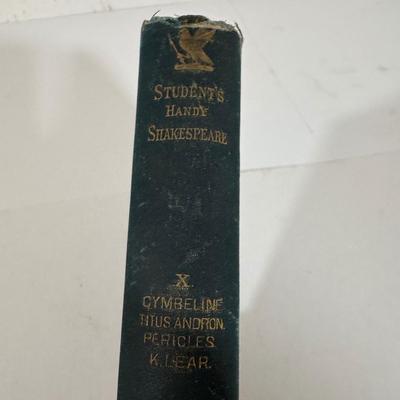 LOT 60X: Volumed Set of Student’s Handy Shakespeare, from 1881!