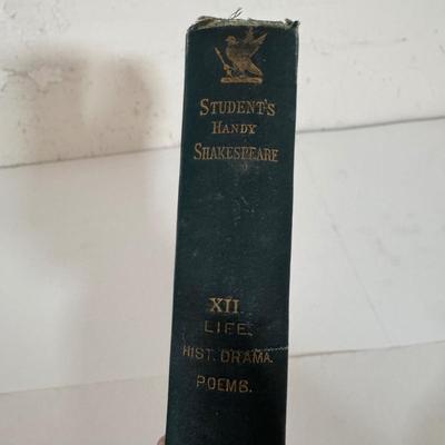 LOT 60X: Volumed Set of Student’s Handy Shakespeare, from 1881!