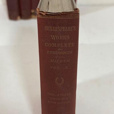 LOT 61: Volumed Set of the Works of Shakespeare, Complete and Unabridged, 1877!!