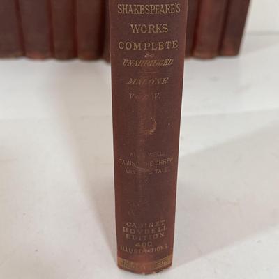 LOT 61: Volumed Set of the Works of Shakespeare, Complete and Unabridged, 1877!!