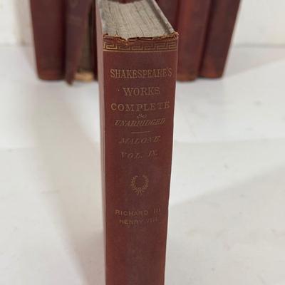 LOT 61: Volumed Set of the Works of Shakespeare, Complete and Unabridged, 1877!!