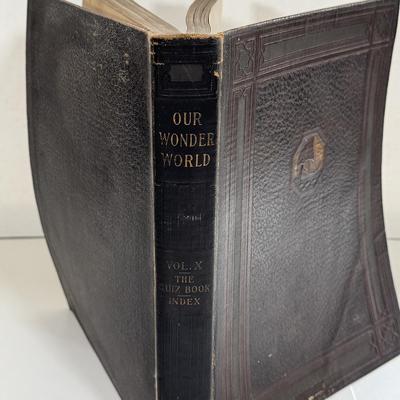 LOT 62X: 1914,1918 Volumed Set of Our Wonder World!