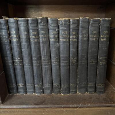 LOT 62X: 1914,1918 Volumed Set of Our Wonder World!