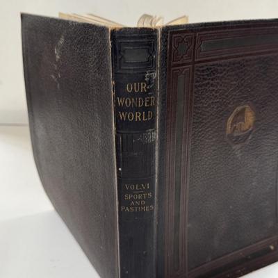 LOT 62X: 1914,1918 Volumed Set of Our Wonder World!