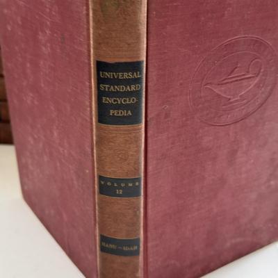 LOT 64X: Universal Standard Encyclopedia Set, 1956,57