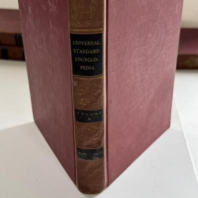LOT 64X: Universal Standard Encyclopedia Set, 1956,57