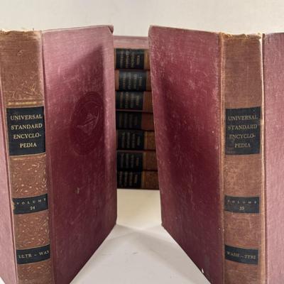 LOT 64X: Universal Standard Encyclopedia Set, 1956,57