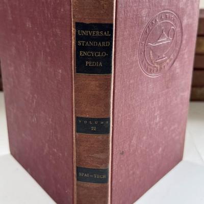 LOT 64X: Universal Standard Encyclopedia Set, 1956,57