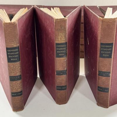 LOT 64X: Universal Standard Encyclopedia Set, 1956,57