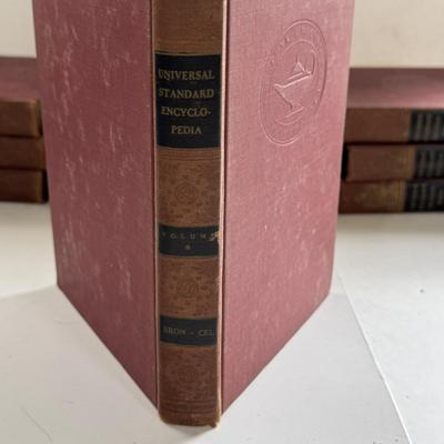 LOT 64X: Universal Standard Encyclopedia Set, 1956,57