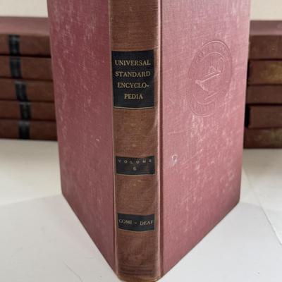 LOT 64X: Universal Standard Encyclopedia Set, 1956,57