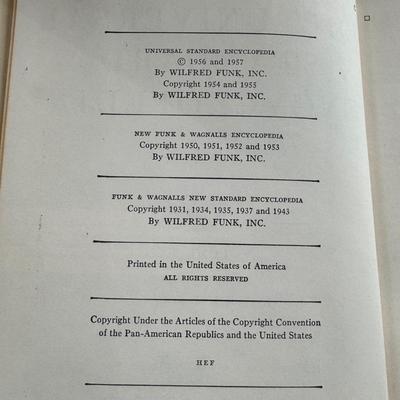 LOT 64X: Universal Standard Encyclopedia Set, 1956,57