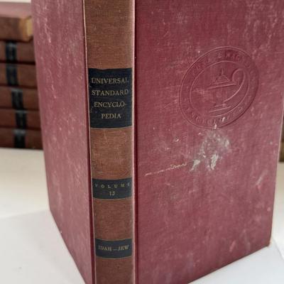LOT 64X: Universal Standard Encyclopedia Set, 1956,57