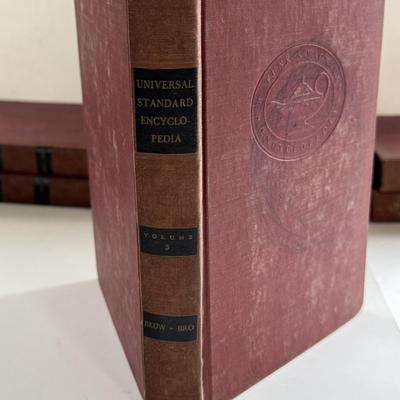 LOT 64X: Universal Standard Encyclopedia Set, 1956,57