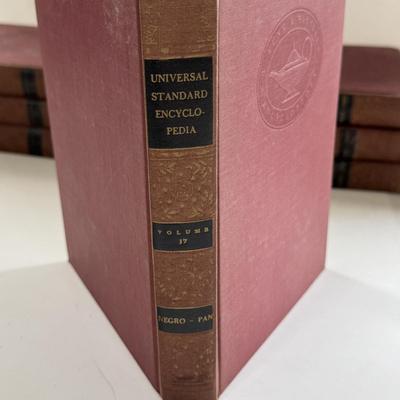 LOT 64X: Universal Standard Encyclopedia Set, 1956,57