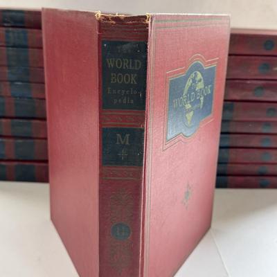 LOT 65X: The World Book Encyclopedia Set, 1949!!