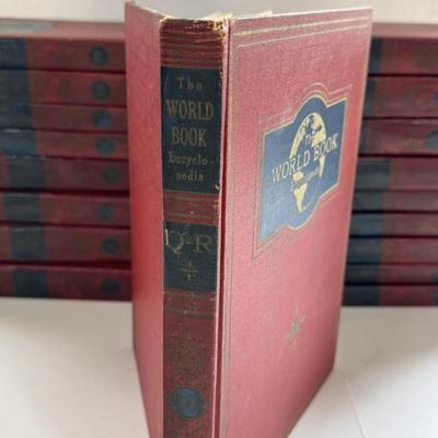 LOT 65X: The World Book Encyclopedia Set, 1949!!