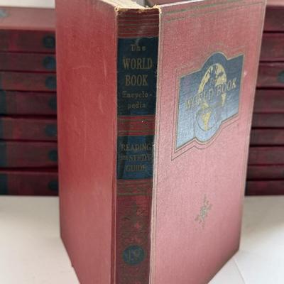 LOT 65X: The World Book Encyclopedia Set, 1949!!