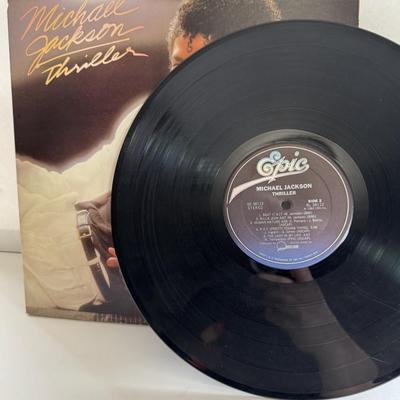 LOT 66X: Vinyls of Michael Jackson’s Thriller, also featuring Rod Stewart, Neil Young and a Collection of American Radio Humor, including...