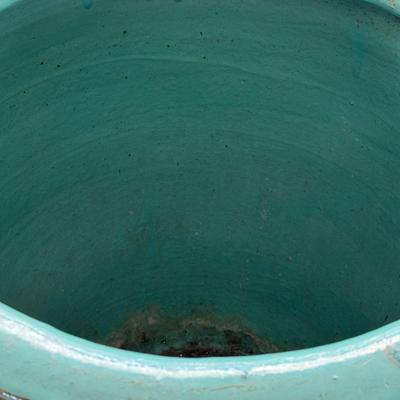 LOT 68X: Chinese Egg Pot Dragon Motif Large Jardiniere (19 Inches)