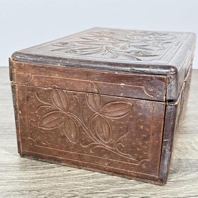 LOT 76L: Ornate Antique & Vintage Jewelry Boxes