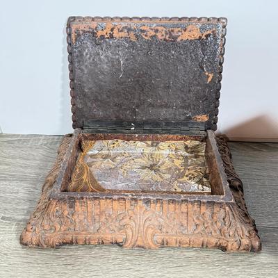 LOT 76L: Ornate Antique & Vintage Jewelry Boxes