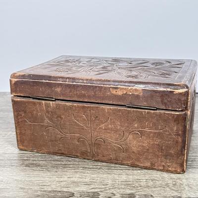 LOT 76L: Ornate Antique & Vintage Jewelry Boxes