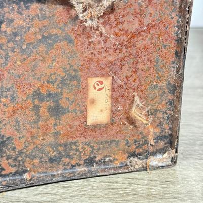 LOT 77L: Vintage / Antique Brass Color Glass Hanging Lantern & More