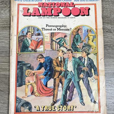 LOT 78L: Zap Comix, National Lampoon Magazine, Heavy Metal Adult Magazines & People Magazines