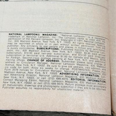 LOT 78L: Zap Comix, National Lampoon Magazine, Heavy Metal Adult Magazines & People Magazines